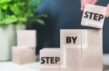 stacking wooden blocks