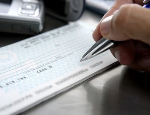 Writing Checks, You Cannot Cash